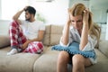 Unhappy married couple on verge of divorce due to impotence