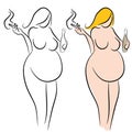 Unhealthy Pregnant Woman Royalty Free Stock Photo