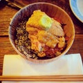 Uni sashimi over rice