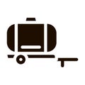 Uniaxial Trailer Vehicle Vector Icon Royalty Free Stock Photo
