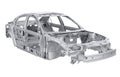 Unibody Car Chassis Frame Isolated Royalty Free Stock Photo