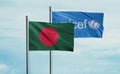 UNICEF and Bangladesh flag