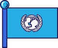 UNICEF Flagpole Flag Banner