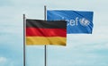 UNICEF and Germany flag
