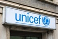 The Unicef Logo Royalty Free Stock Photo