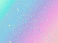 Unicorn background with rainbow mesh. Fantasy gradient backdrop