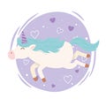 Unicorn beautiful decoration magical fantasy cartoon cute animal