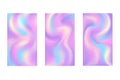 Unicorn color gradient with glitter. Fantasy pastel ombre vector background with bokeh. Liquid candy cotton abstract