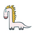 Unicorn dinosaur pretty funny creature