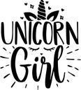 Unicorn Girl Lettering Quotes