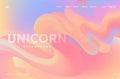 Unicorn gradient candy marshmallow multicolor backdrop. Soft Gradient Mesh background for Poster, Brochure, Advertising, Placard,