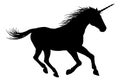 Unicorn Horse Galloping Royalty Free Stock Photo