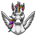 Unicorn mascot logo design
