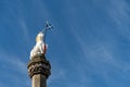 Unicorn on Mercat Cross Royalty Free Stock Photo