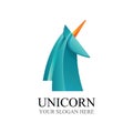 Unicorn Modern Gradient Color logo