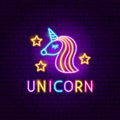 Unicorn Neon Label