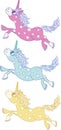 Unicorn Pegasus Vector Illustration Royalty Free Stock Photo