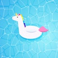 Unicorn pool float image