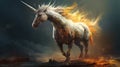 Unicorn In A Rage: A Digital Art Masterpiece