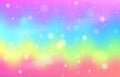 Unicorn rainbow wave background. Mermaid galaxy pattern