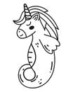 unicorn seahorse animal