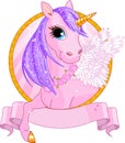 Unicorn sign Royalty Free Stock Photo