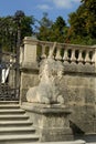 The Unicorn Stairs in the Mirabell Gardens in Salzburg Austria