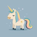 Unicorn vector illustration Royalty Free Stock Photo