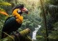 Jungle Hornbill: Vibrant Avian Beauty