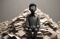 Overwhelmed: Black Puppet Amidst Papers of Distress