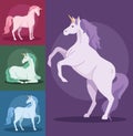 unicorns fairy four animals