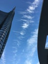 Unicredit Tower, Piazza Gae Aulenti, Milan, Italy. 15/04/2016 Royalty Free Stock Photo