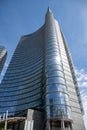 Unicredit tower, square Gae Aulenti, Milan, Italy.