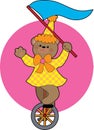 Unicycle Bear