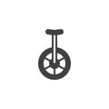 Unicycle icon vector