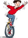 Unicycle man