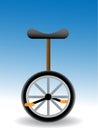 Unicycle - Vector Royalty Free Stock Photo