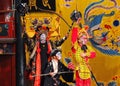 Unidentified actors of the Beijing Opera Troupe Royalty Free Stock Photo