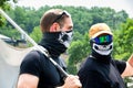 Unidentified Anti-LGBTQ Masked Protestors at Hudson Pride