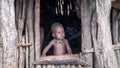 Unidentified baby from the tribe of Hamar in the Omo Valley of Ethiopia