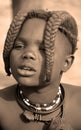 Unidentified child Himba tribe. Otjikandero Himba Orphan Village Project