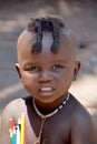 Unidentified child Himba tribe. Otjikandero Himba Orphan Village Project