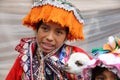 Unidentified Child at Mirador Taray near Pisac in Peru