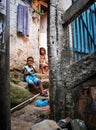 Unidentified children in Favela Rocinha. Rio De Janeiro. Brazil.