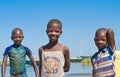 Unidentified children near lake Turkana, Kenya