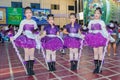 Unidentified children parade in annual sports day, Thailand