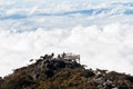 Unidentified climbers on Jalan Ranau of Mount Kota Kinabalu