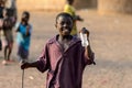 Unidentified Dagomban boy smiles in the local village. Dagombas