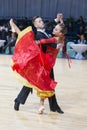 Unidentified Dance Couple Perform Youth Standard European Program on WDSF Minsk Open Dance Festival-2017 Championship