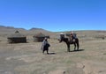 Unidentified family at Sani Pass, Lesotho at altitude of 2 874m